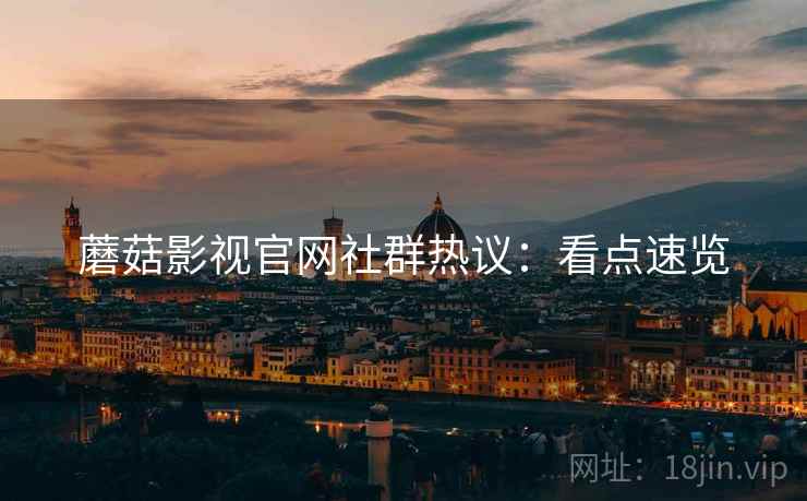 蘑菇影视官网社群热议：看点速览